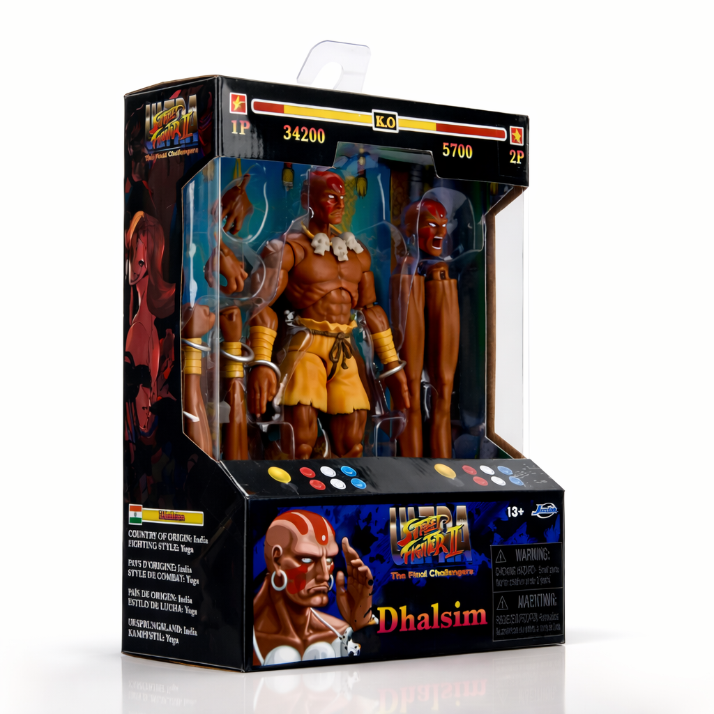 Jointed Figure Street Fighter Dhalsim 15 cm 16 x 8 x 21 cm