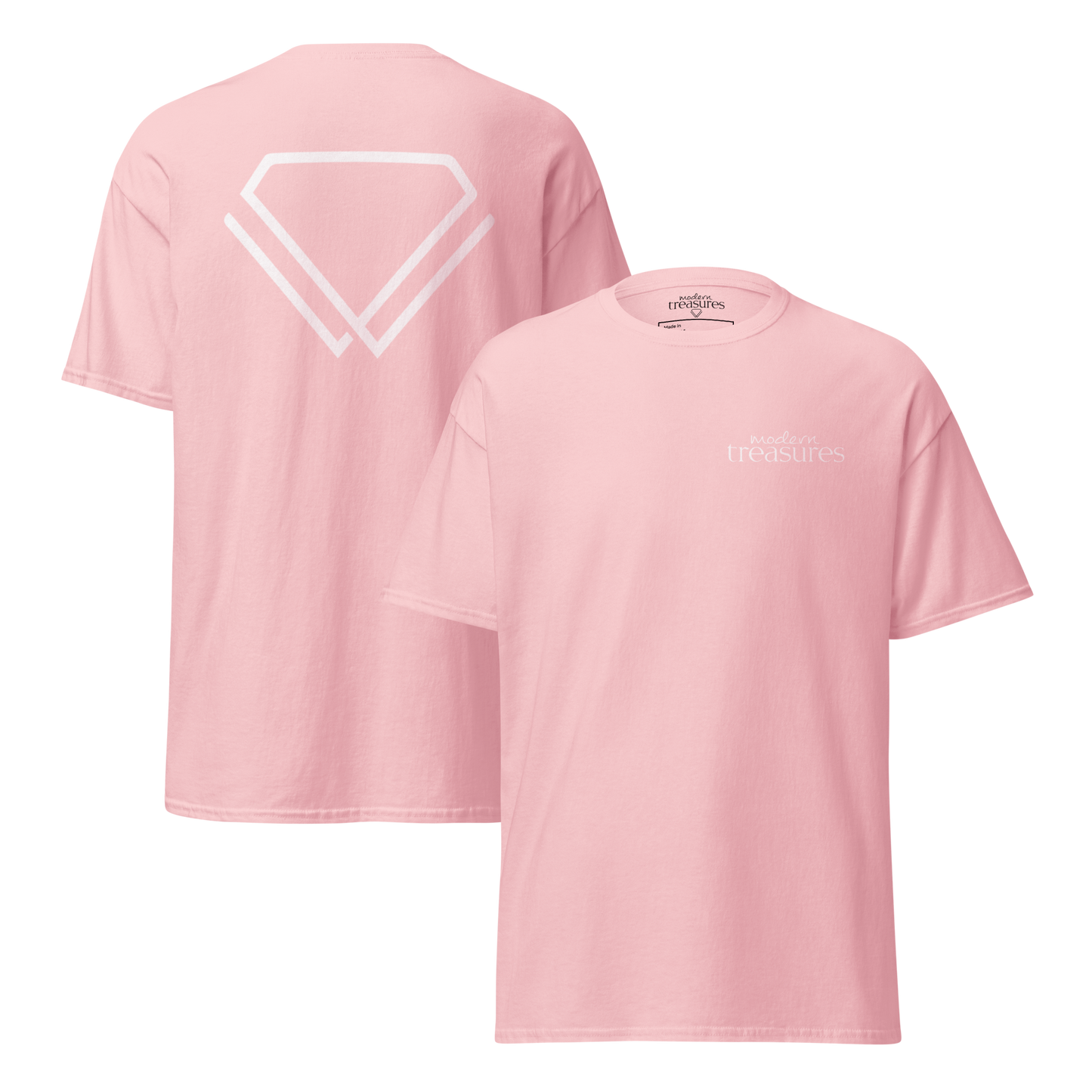 Modern Treasures - Crew T-Shirt (Light Pink)