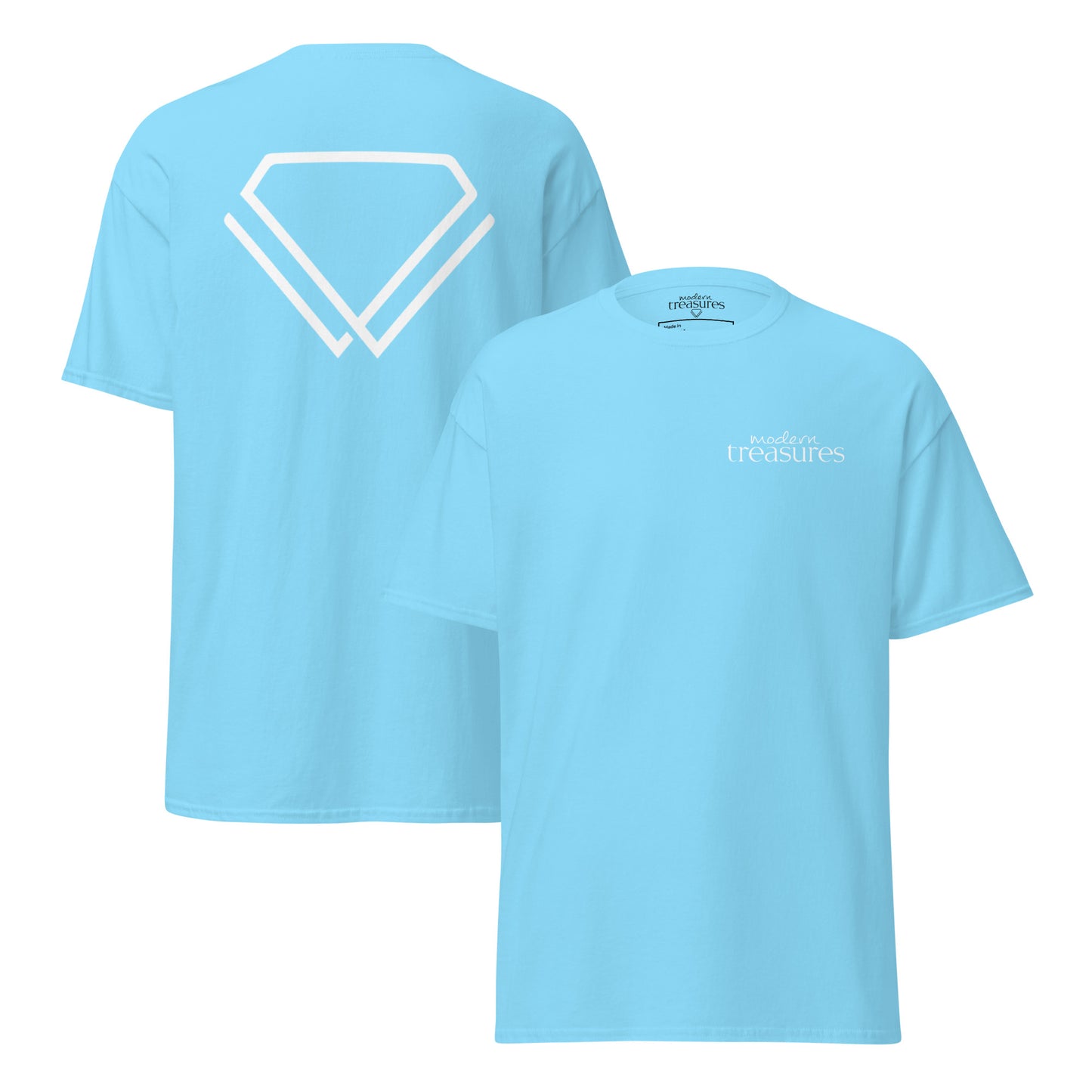 Modern Treasures - Crew T-Shirt (Sky Blue)
